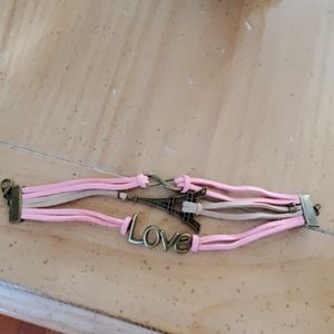 💖 Love Eiffel Tower Bracelet